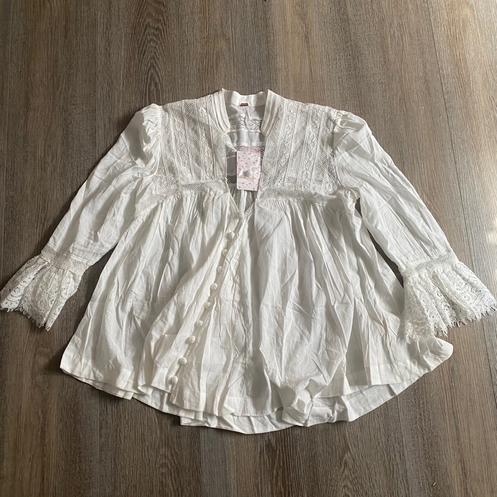 Free People Esme button down shirt NWT!